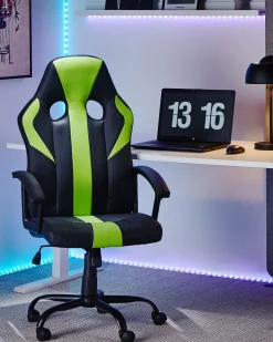 Sedia da ufficio SUCCESS Pelle sintetica Verde lime