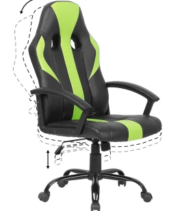 Sedia da ufficio SUCCESS Pelle sintetica Verde lime