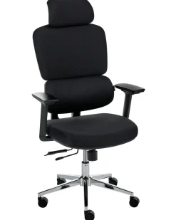 Sedia da ufficio VISCOUNT Tessuto Nero