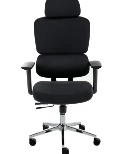 Sedia da ufficio VISCOUNT Tessuto Nero