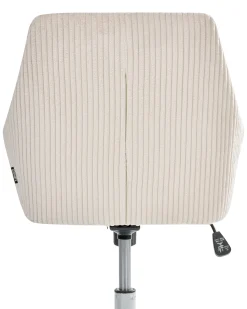 Sedia da ufficio WELLSTON Velluto a coste Beige chiaro