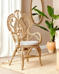 Sedia Peacock CARRARA Rattan Naturale