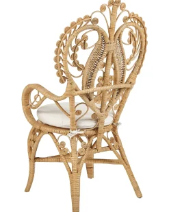 Sedia Peacock CARRARA Rattan Naturale