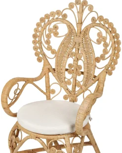 Sedia Peacock CARRARA Rattan Naturale