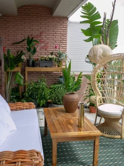 Sedia Peacock EMMANUELLE Rattan Naturale