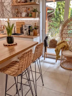 Sedia Peacock EMMANUELLE Rattan Naturale