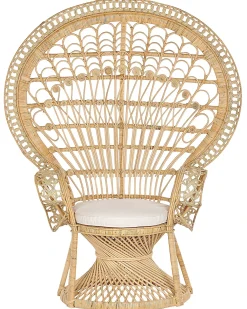 Sedia Peacock EMMANUELLE Rattan Naturale