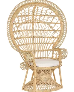 Sedia Peacock EMMANUELLE Rattan Naturale