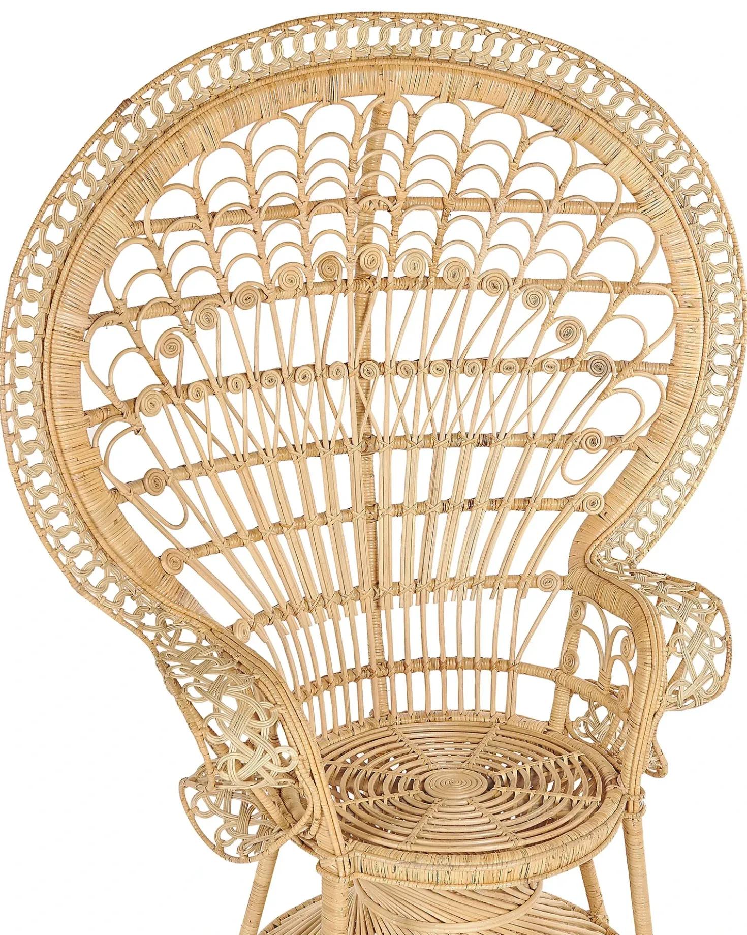 Sedia Peacock EMMANUELLE Rattan Naturale