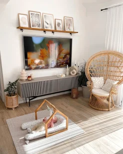 Sedia Peacock EMMANUELLE Rattan Naturale