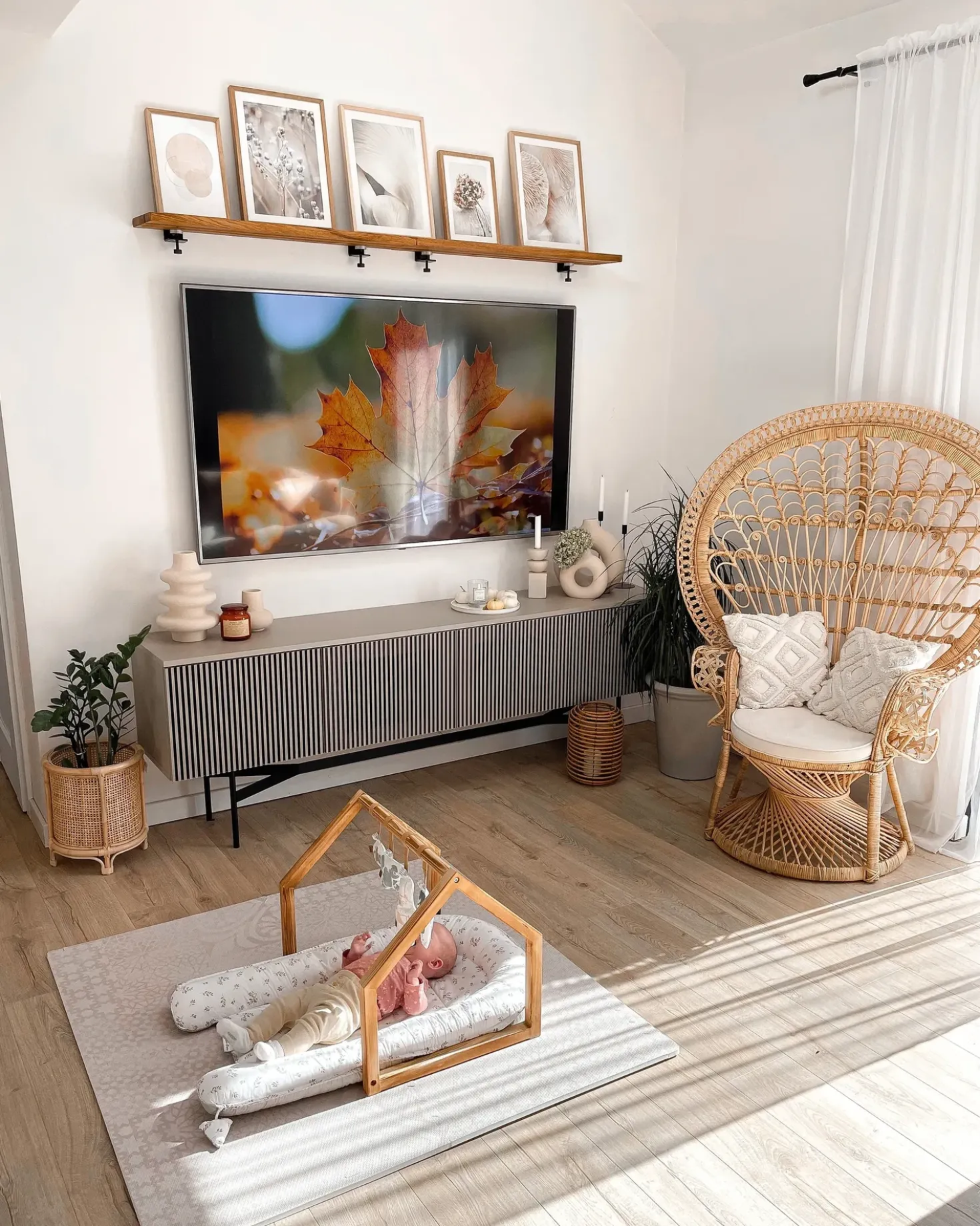 Sedia Peacock EMMANUELLE Rattan Naturale