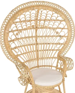 Sedia Peacock EMMANUELLE Rattan Naturale