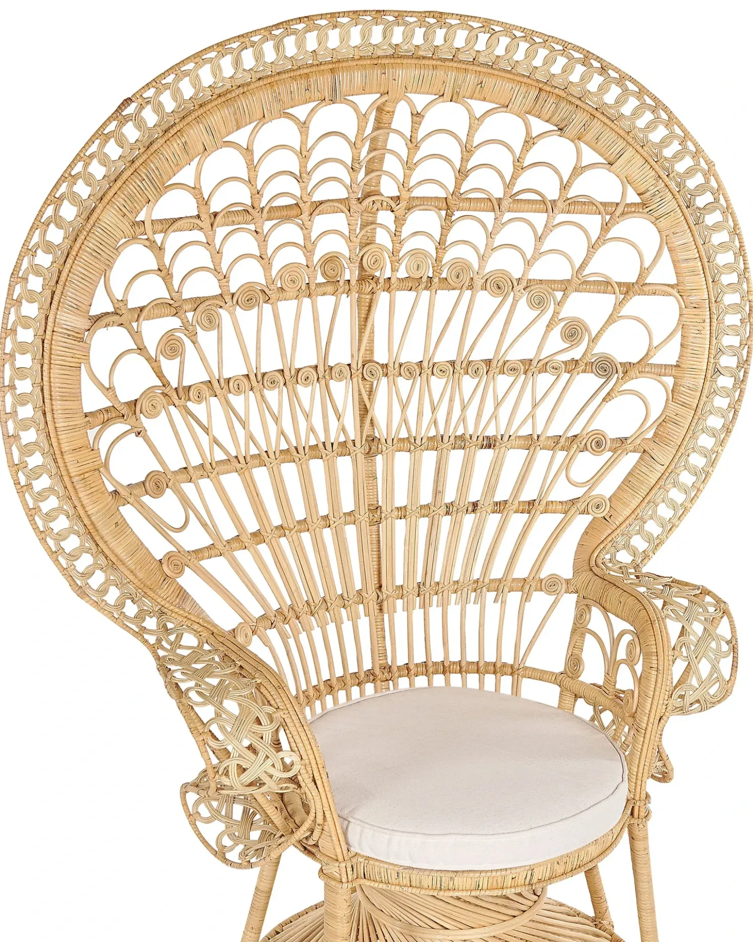 Sedia Peacock EMMANUELLE Rattan Naturale