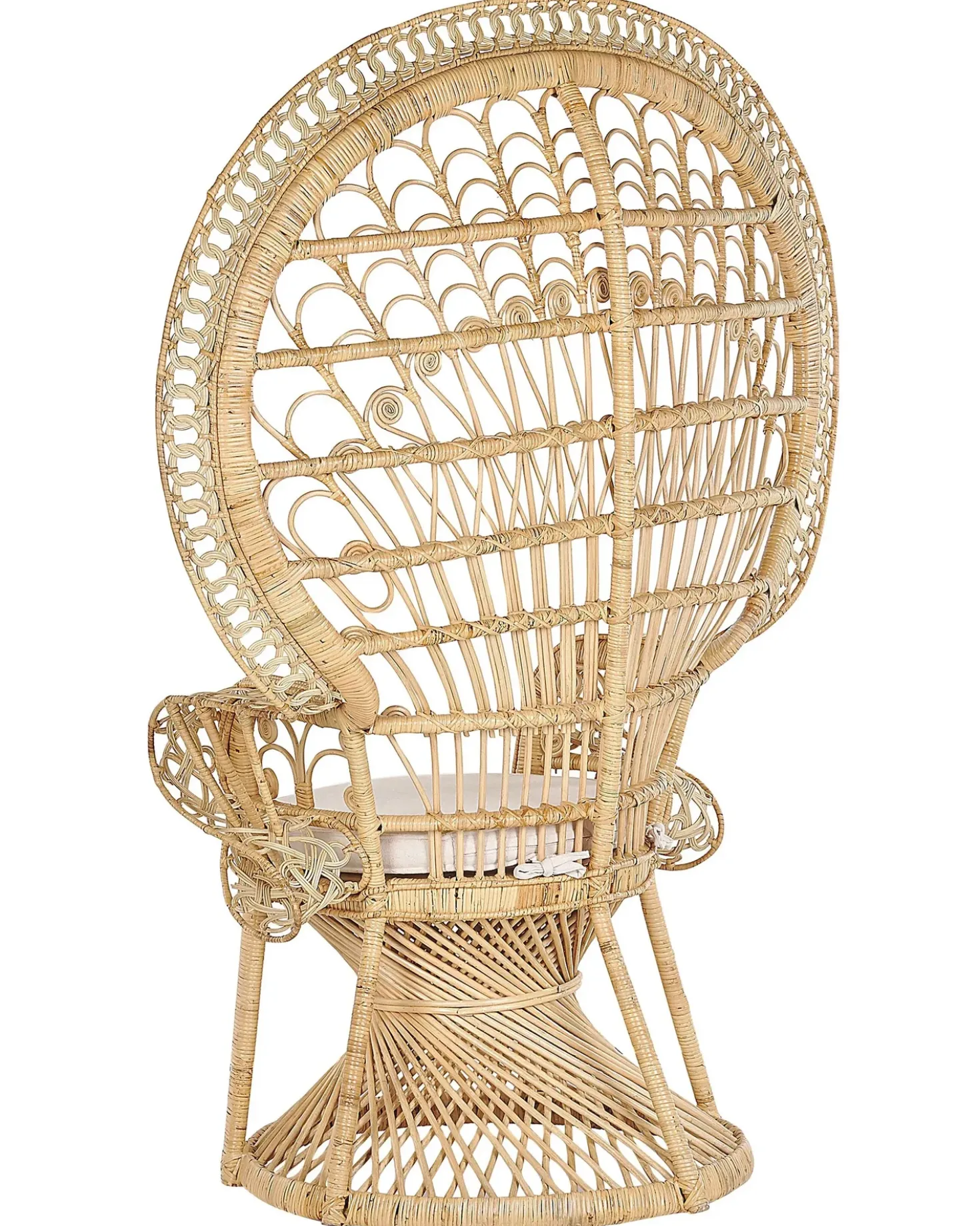 Sedia Peacock EMMANUELLE Rattan Naturale