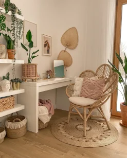 Sedia Peacock FLORENTINE Rattan Naturale