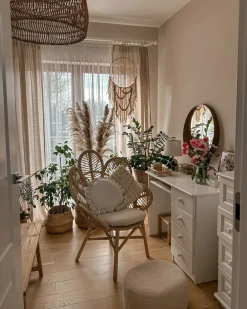 Sedia Peacock FLORENTINE Rattan Naturale