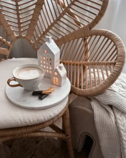 Sedia Peacock FLORENTINE Rattan Naturale