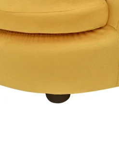 Sedia per Bambini Corona VEGA Velluto Giallo
