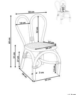 Sedia per Bambini DESIMI Rattan Viola