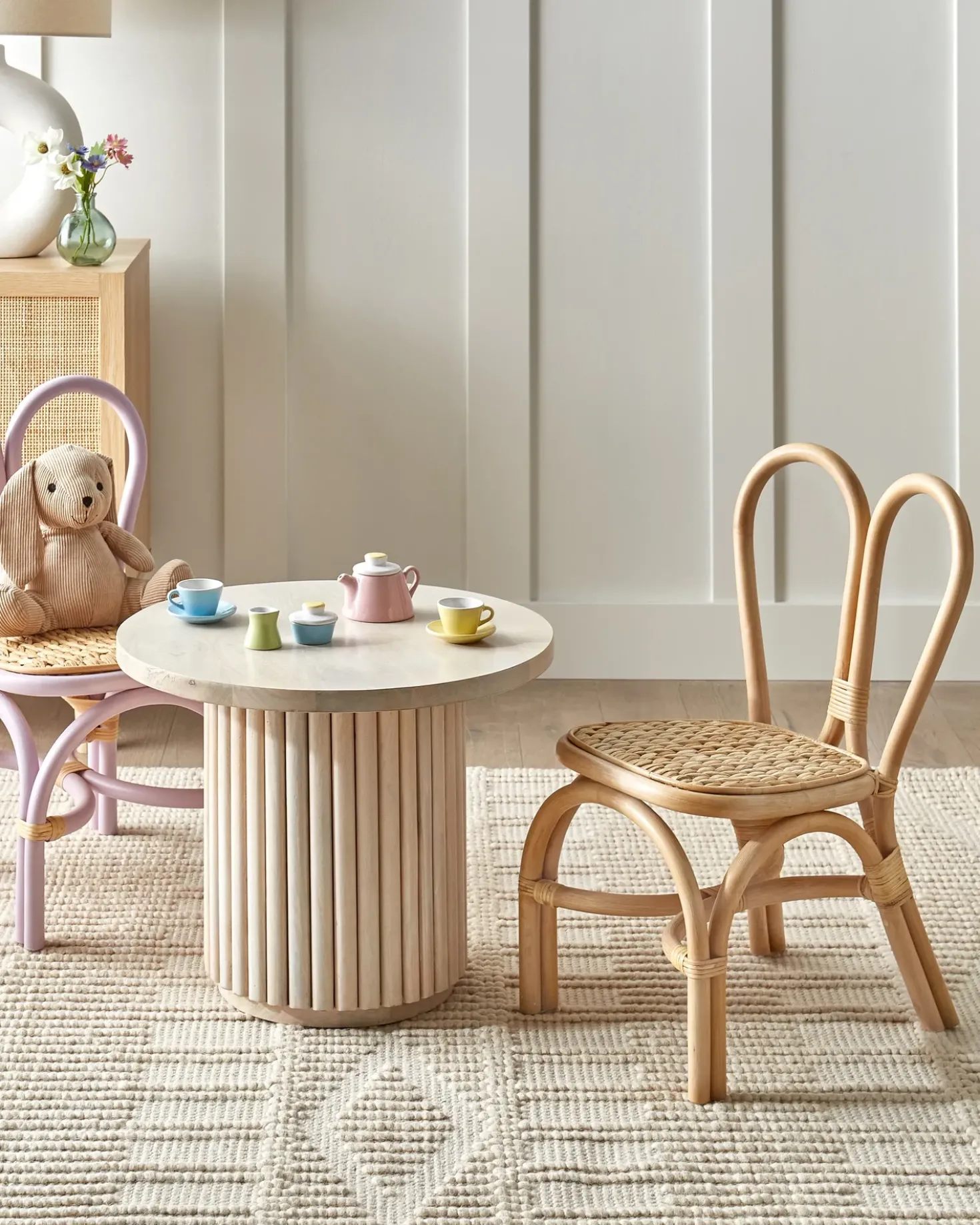 Sedia per Bambini DESIMI Rattan Naturale