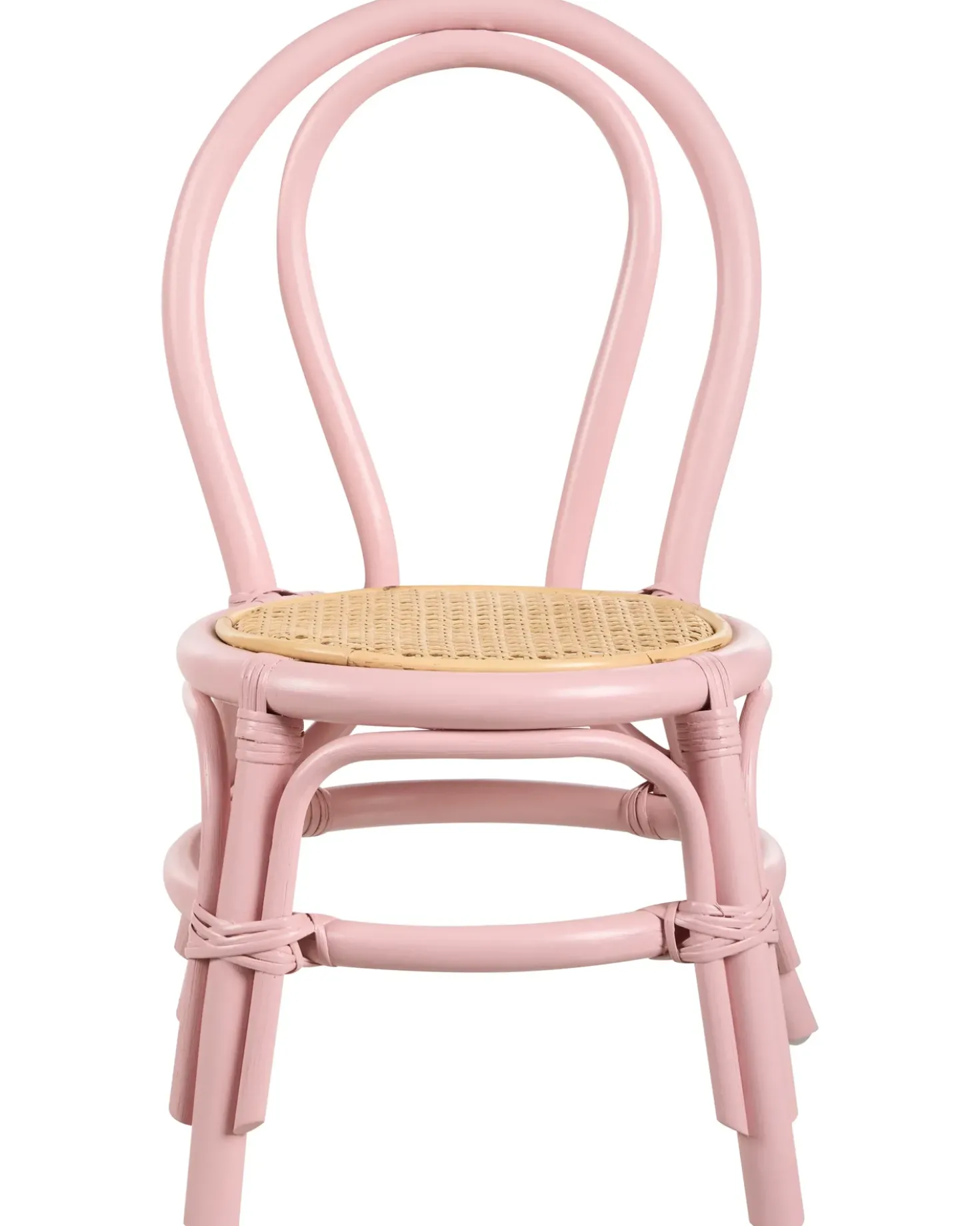 Sedia per Bambini KALIVIA Rattan Rosa