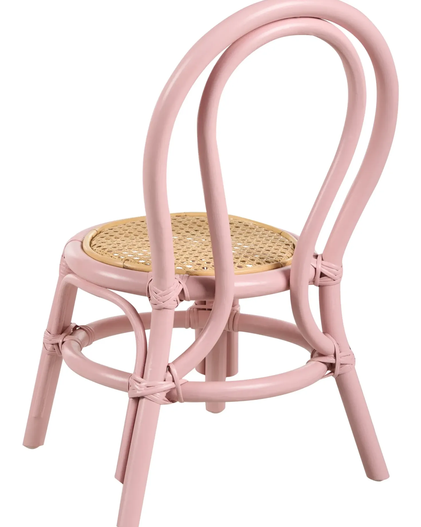 Sedia per Bambini KALIVIA Rattan Rosa