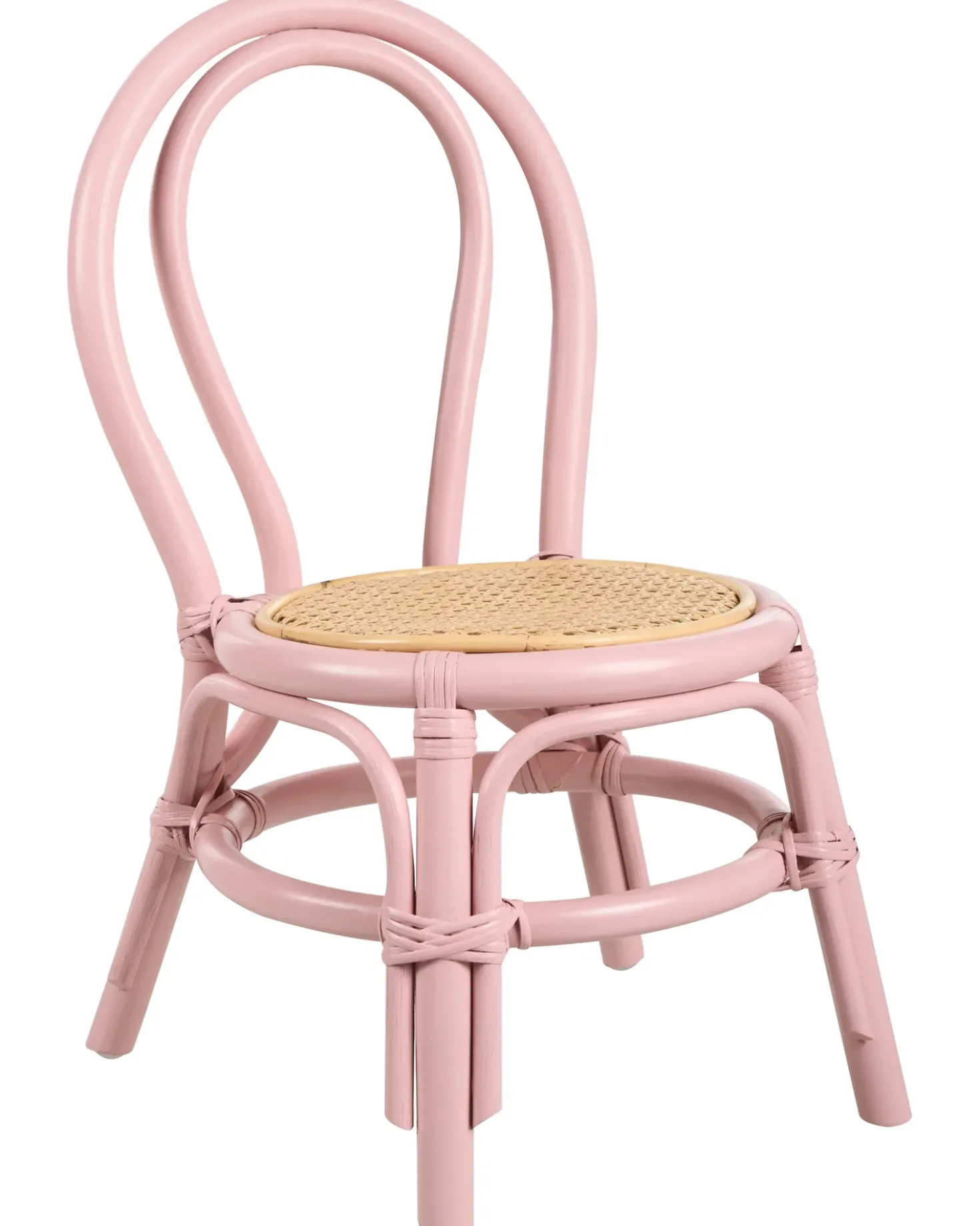Sedia per Bambini KALIVIA Rattan Rosa