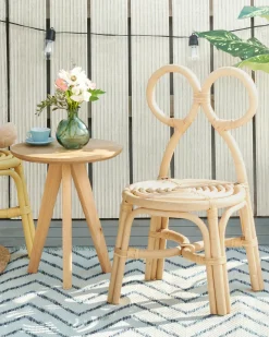 Sedia per Bambini MIRTIA Rattan Naturale