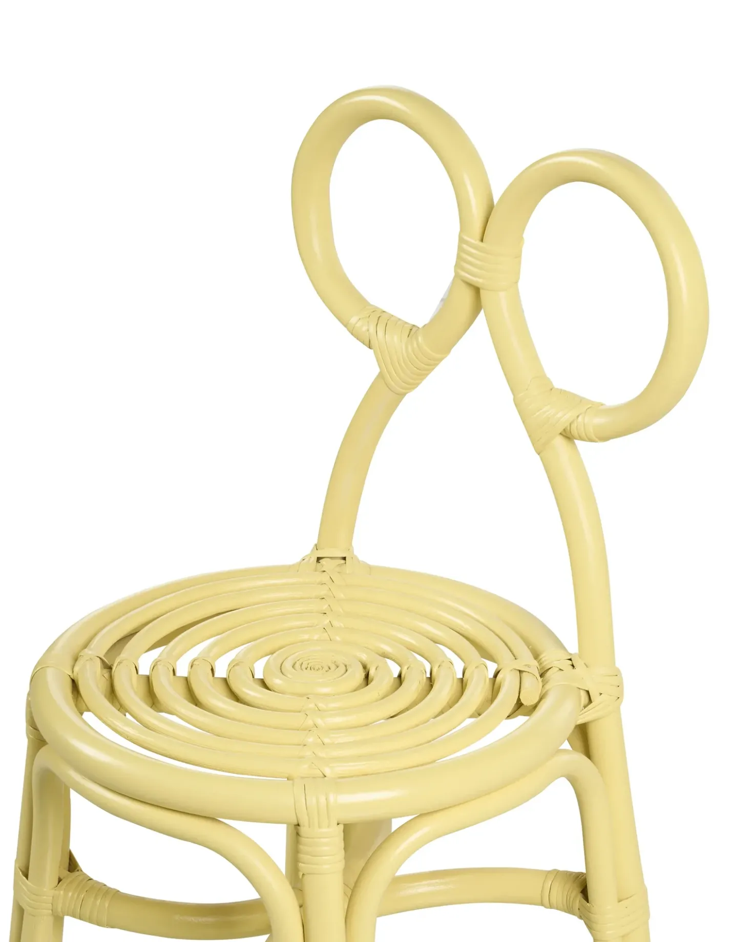 Sedia per Bambini MIRTIA Rattan Giallo