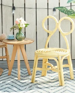 Sedia per Bambini MIRTIA Rattan Giallo
