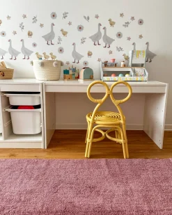 Sedia per Bambini MIRTIA Rattan Giallo