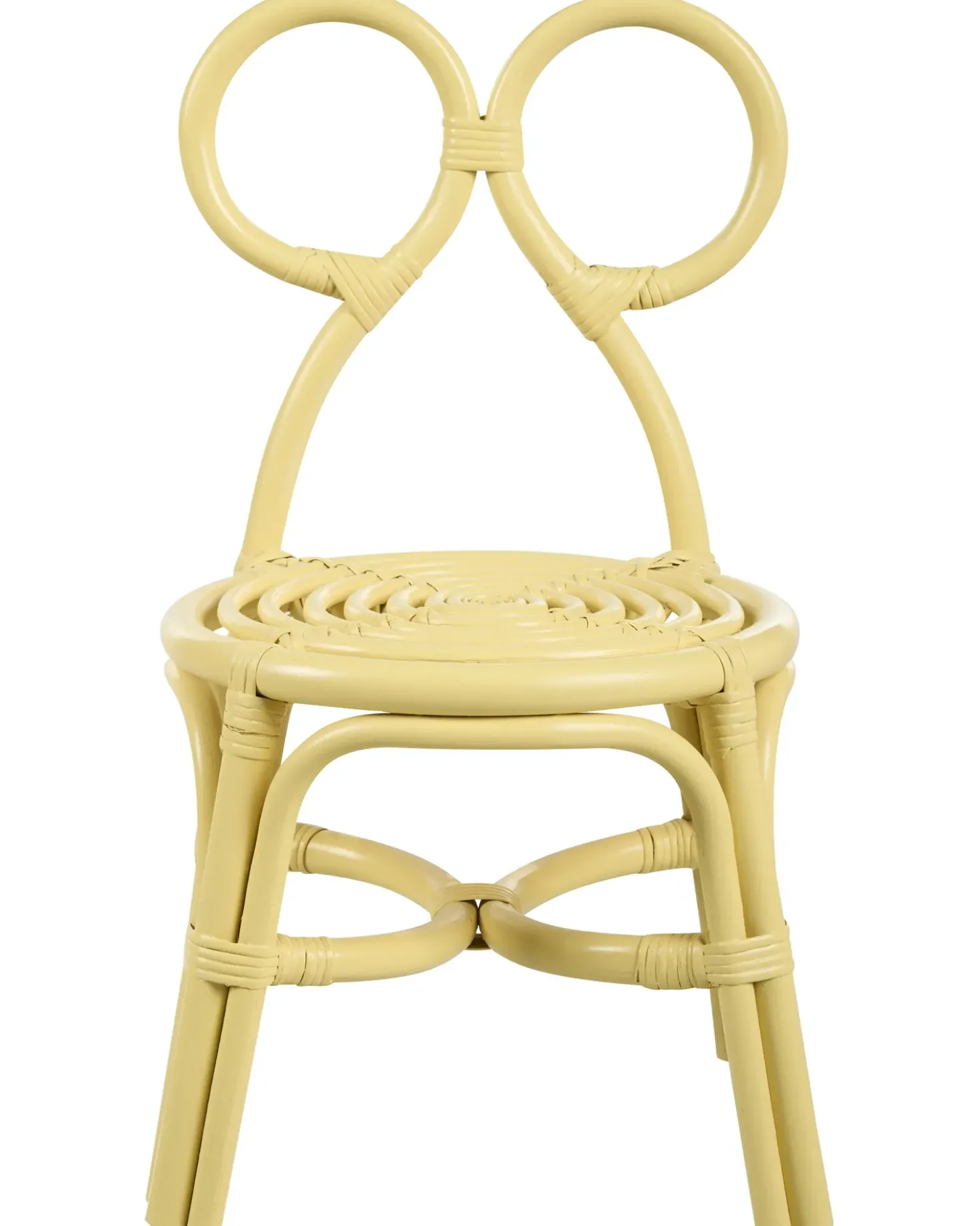 Sedia per Bambini MIRTIA Rattan Giallo