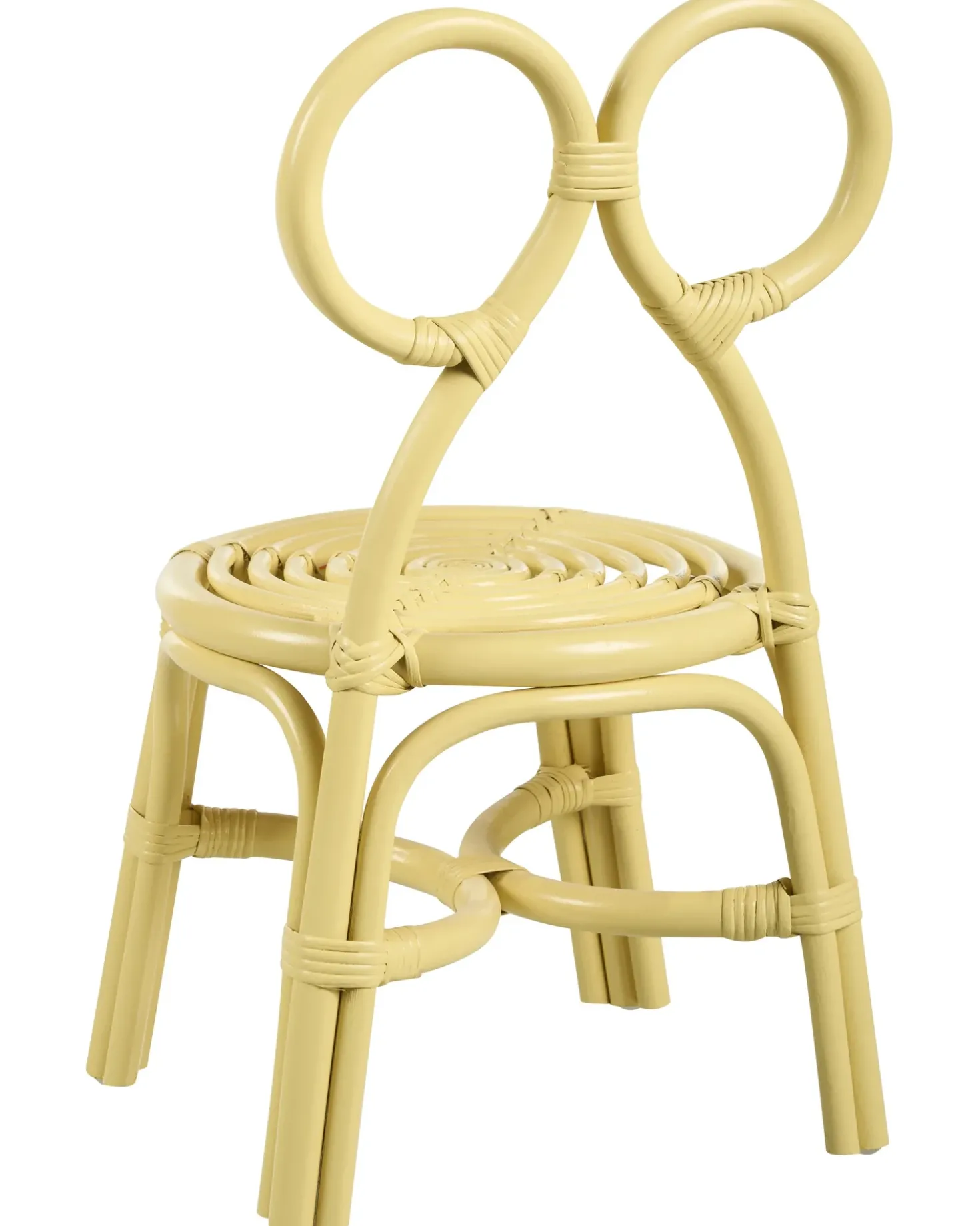 Sedia per Bambini MIRTIA Rattan Giallo