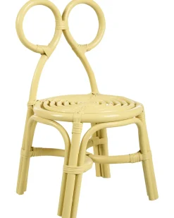 Sedia per Bambini MIRTIA Rattan Giallo