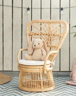 Sedia per Bambini TEMENI Rattan Naturale