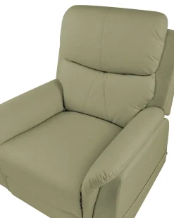 Sedia reclinabile elettrica GLORIE funzione massaggio Tessuto Verde