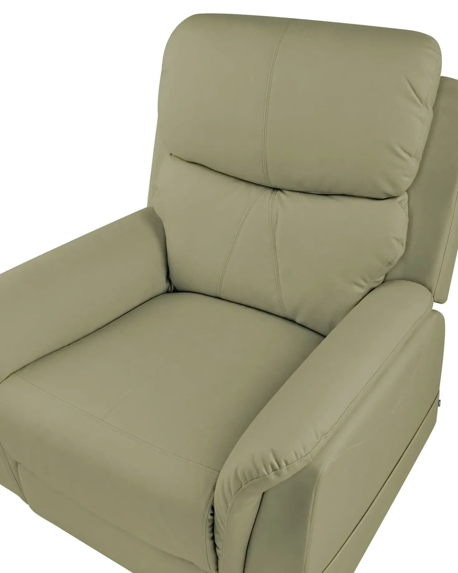 Sedia reclinabile elettrica GLORIE funzione massaggio Tessuto Verde