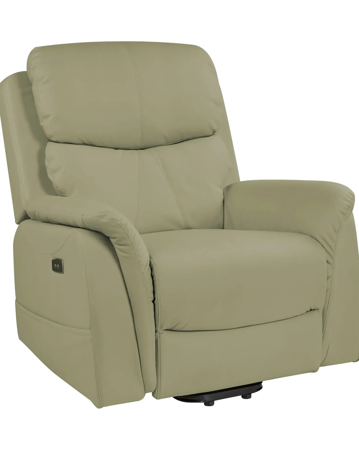 Sedia reclinabile elettrica GLORIE funzione massaggio Tessuto Verde