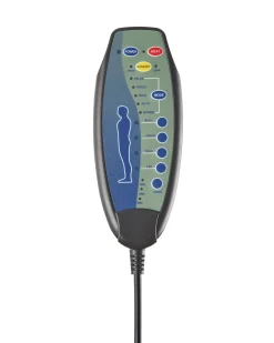 Sedia reclinabile elettrica GLORIE funzione massaggio Tessuto Tortora
