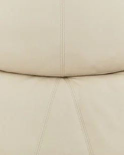 Sedia reclinabile elettrica GLORIE funzione massaggio Tessuto Beige chiaro