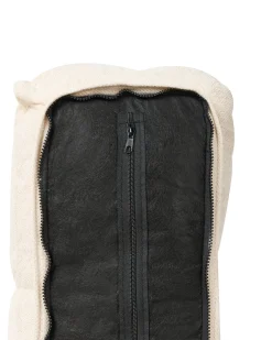 Sedia reclinabile elettrica ARES Poggiapiedi a scomparsa Tessuto Beige chiaro
