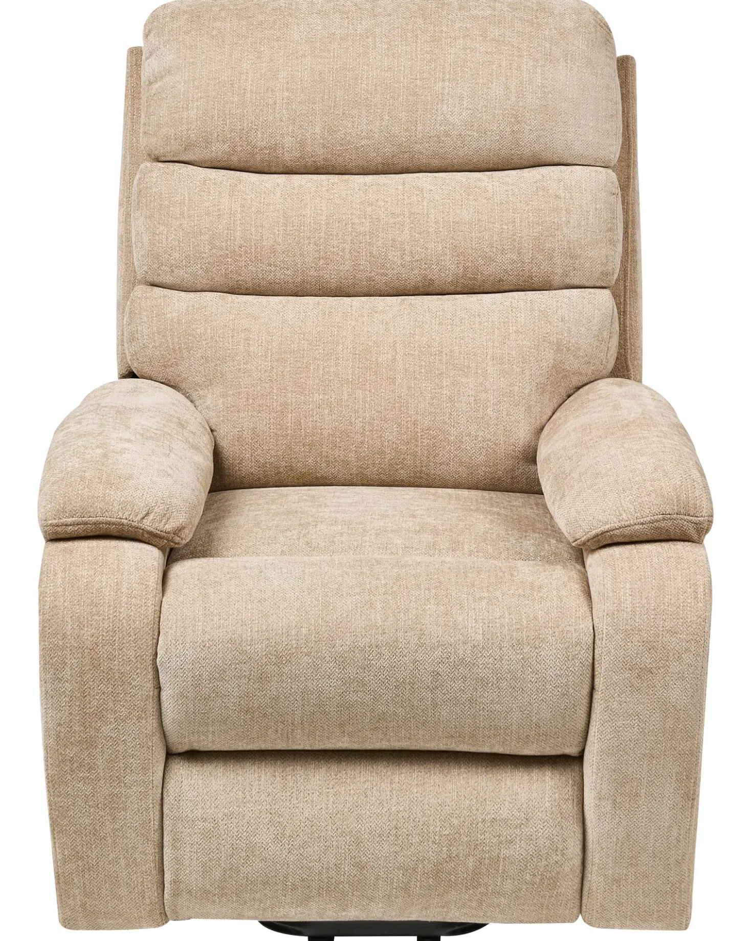 Sedia reclinabile elettrica RISE Poggiapiedi a scomparsa Tessuto Beige