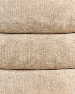 Sedia reclinabile elettrica RISE Poggiapiedi a scomparsa Tessuto Beige