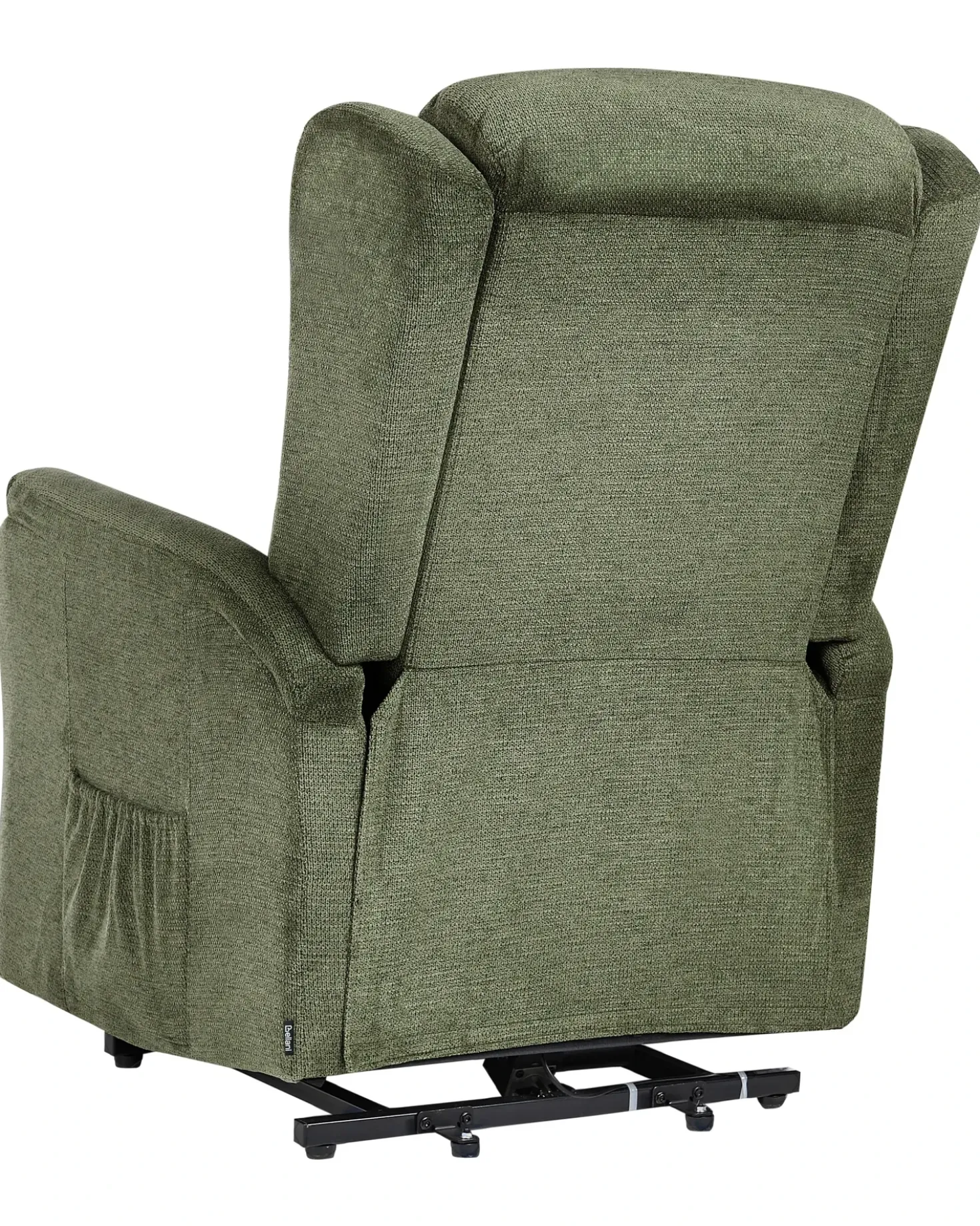Sedia reclinabile elettrica ELEGY Poggiapiedi a scomparsa Tessuto Verde
