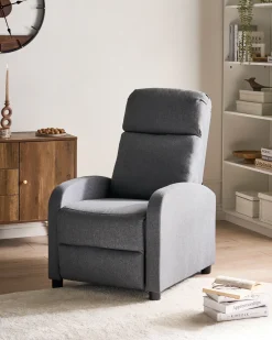 Sedia reclinabile EMINENCE Lino sintetico Grigio