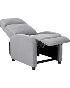 Sedia reclinabile EMINENCE Lino sintetico Grigio