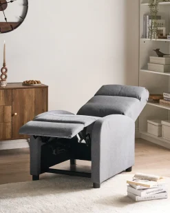 Sedia reclinabile EMINENCE Lino sintetico Grigio