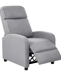Sedia reclinabile EMINENCE Lino sintetico Grigio