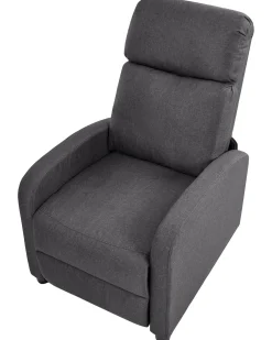 Sedia reclinabile EMINENCE Lino sintetico Grigio scuro
