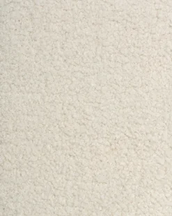 Sedia reclinabile EPSE con poggiapiedi Bouclé Bianco sporco